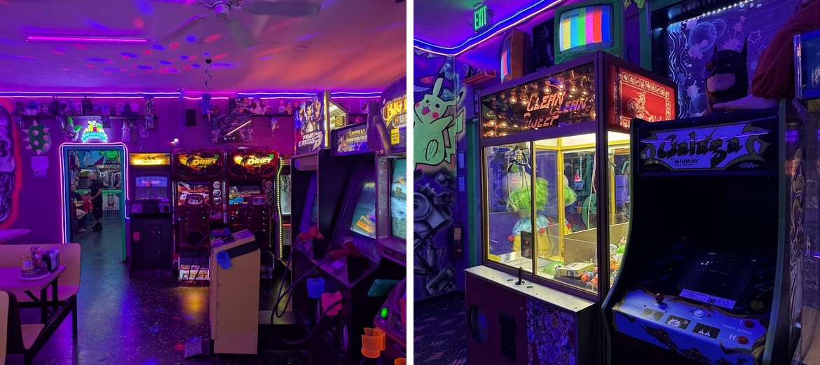 Retro City Arcade and Pizza Menu